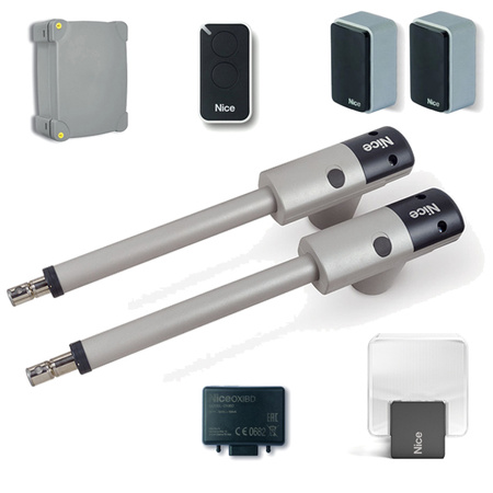 Nice TOO 3024 INTI zestaw automatyki 24V do bram skrzydłowych o szerokości bramy do 6m, dla skrzydła o długości do 3m TOO3024