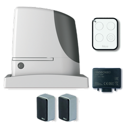 Nice RUN 1800 zestaw automatyki 230V do bram przesuwnych o wadze do 1800kg, z wbudowaną centralą sterującą BLUEBUS