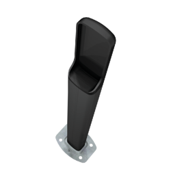 Came DIR-LN aluminiowa kolumna do fotokomórek serii DIR o wysokości 0,5m, kolor czarny