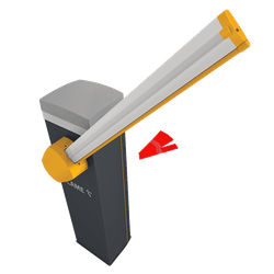 Came Gard PX MGS szlaban do systemów parkingowych, do intensywnego użytkowania z ramieniem o długości 3,8m 803BB-0120