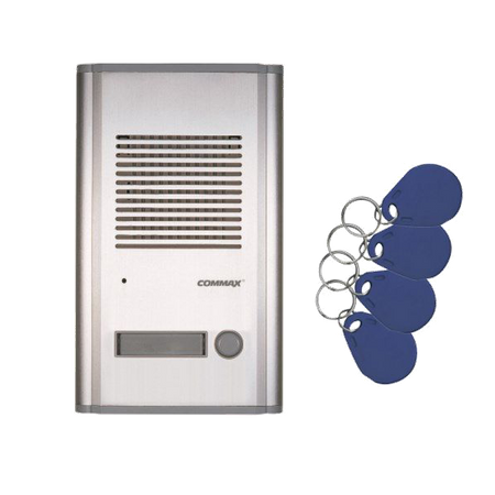 Commax DR-201A/RFID stacja bramowa jednoabonentowa z czytnikiem RFID 