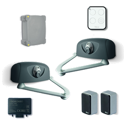 Nice HYPPO BD zestaw automatyki 230V do bram skrzydłowych o szerokości bramy do 6m, dla skrzydła o długości do 3m