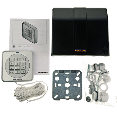 Hormann CTV 3-1 4511689 sterownik kodowany, 3 oddzielne wyjścia przekaźnikowe, metalowa klawiatura