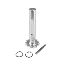 BFT PIG 14/ULISSE S 1 calowy wałek wyjściowy z kołem zębatym Z14 do łańcucha 1/2” x 5/16”