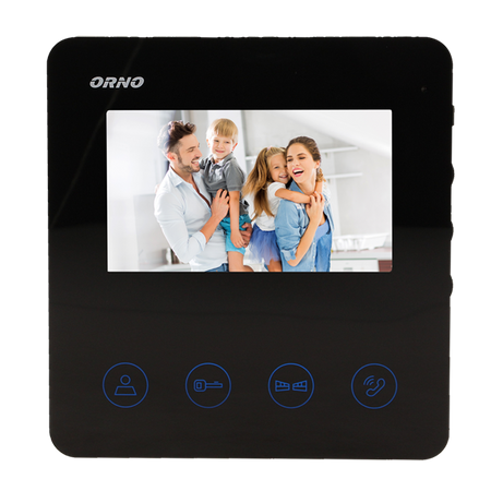 Orno OR-VID-MT-1050 DUX 4,3" zestaw wideodomofonowy bezsłuchawkowy