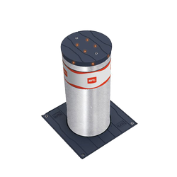 BFT STOPPY MBB KIT 219/500.C 230 LI C zapora drogowa 230V ze stali nierdzewnej, oświetlenie LED, średnica cylindra 219 mm, wysokość 500 mm