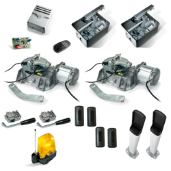 Came FROG-A24 zestaw automatyki do bram skrzydłowych do 7m, dla skrzydła o długości do 3,5 m, system w pełnej opcji do pracy intensywnej