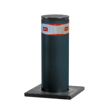 BFT PILLAR B 275/800.6C L zestaw zapory drogowej 230V, oświetlenie LED, średnica cylindra 275 mm, wysokość 800 mm zestaw z pętlą indukcyjną i zasilaniem awaryjnym