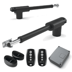 King Gates LINEAR 400 24V zestaw automatyki do bram dwuskrzydłowych o szerokości bramy do 6m, dla skrzydła o długości do 3m