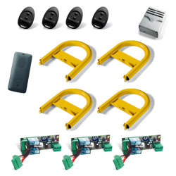 Came Unipark unip x 4 + ARK1 x 4 blokada parkingowa w pełnej opcji na 4 auta