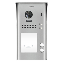 Vidos S1102A dwuabonentowa stacja bramowa wideodomofonu cyfrowego z wbudowanym czytnikiem zbliżeniowym Vidos DUO