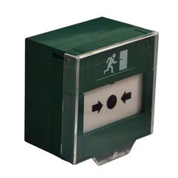 Scot CP-12RG przycisk awaryjnego otwarcia, zabezpieczenie szybką z plexi