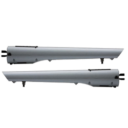 Faac S418 komplet dwóch siłowników do bramy skrzydłowej o długości skrzydła do 2.3m (2.7m z zamkiem elektromagnetycznym)