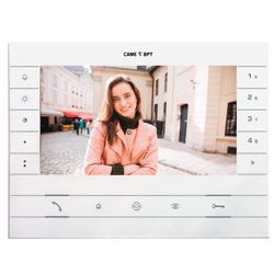 Wideodomofon bezsłuchawkowy głośnomówiący z wyświetlaczem LCD 7" Came FUTURA X1 WH, monitor Came Futura 62100520