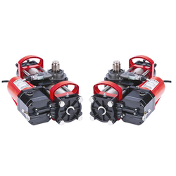 Faac S800H ENC CBAC 100° komplet dwóch podziemnych siłowników do bramy skrzydłowej o długości skrzydła do 2m i wadze do 800kg