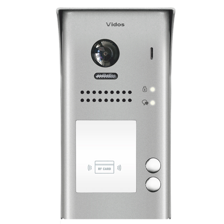 Vidos zestaw wideodomofonowy 2 monitory M1022W + kamera S1102A + zasilacz P24/18