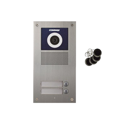 Commax DRC-2UC/RFID Kamera 2-abonentowa z regulacją optyki i czytnikiem RFID, panel zewnętrzny