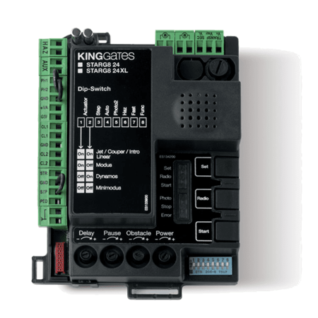 King Gates STARG824KNG centrala sterująca w obudowie do siłowników 24V